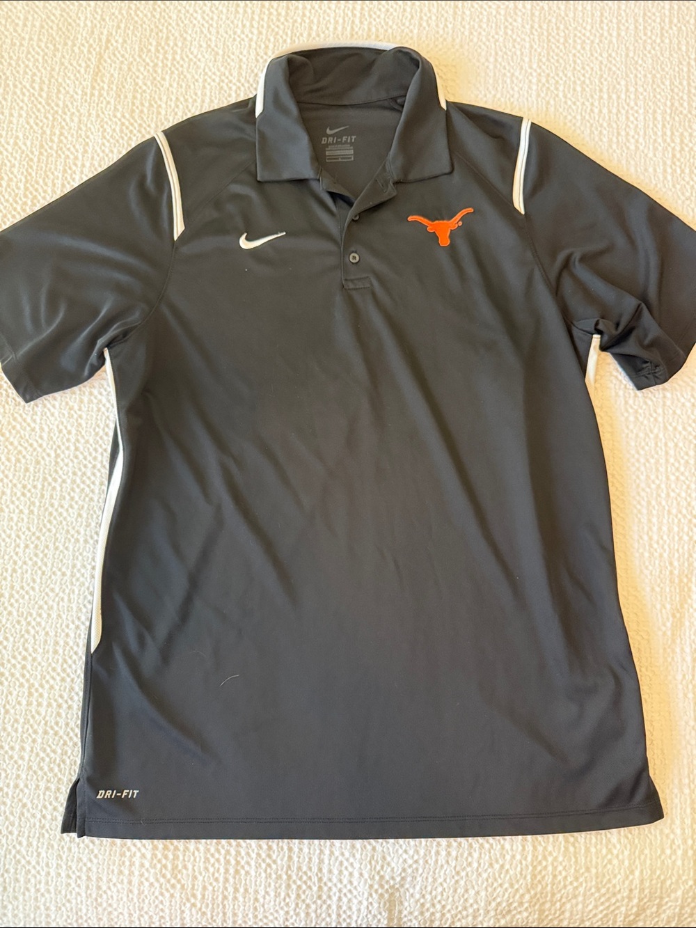 Men’s Texas Longhorns Black Nike Polo